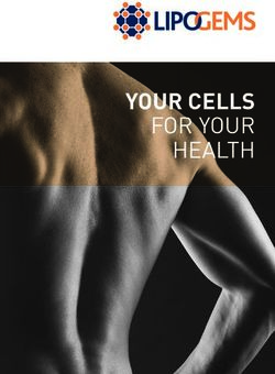 YOUR cELLS FOR YOUR HEALTH