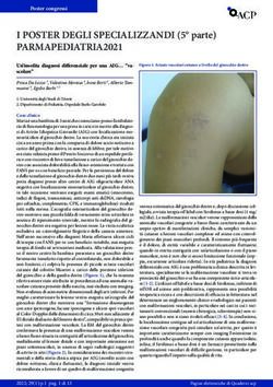 I POSTER DEGLI SPECIALIZZANDI (5 parte) - PARMAPEDIATRIA2021