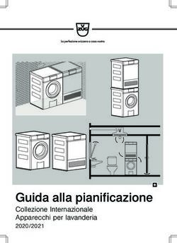 Guida alla pianificazione - Collezione Internazionale Apparecchi per lavanderia 2020/2021 - V-Zug AG