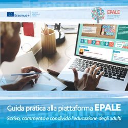 Guida pratica alla piattaforma EPALE - Scrivo, commento e condivido l'educazione degli adulti - Erasmus Plus