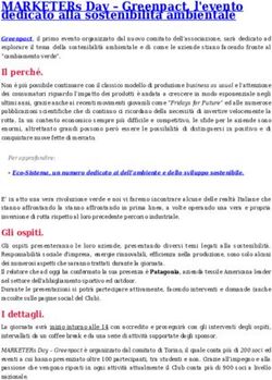 Dedicato alla sostenibilità ambientale