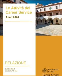 RELAZIONE - Le Attività del Career Service Anno 2020 - Unipi