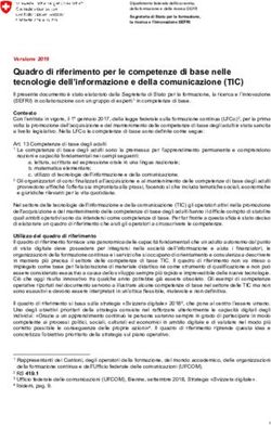 Quadro di riferimento per le competenze di base nelle tecnologie dell'informazione e della comunicazione (TIC)