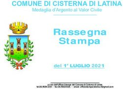 Rassegna Stampa COMUNE DI CISTERNA DI LATINA - Medaglia d'Argento al Valor Civile