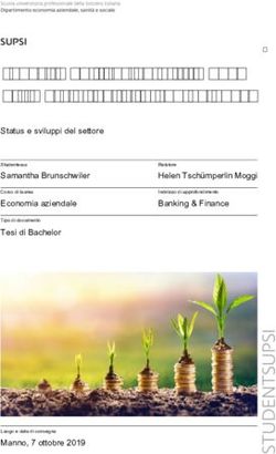 Investimenti sostenibili: moda effimera o realtà in evoluzione? - in SUPSI Tesi
