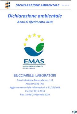Dichiarazione ambientale - Gruppo Bucciarelli