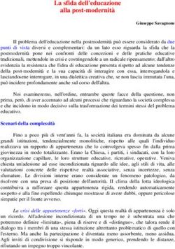 La sfida dell'educazione alla post-modernità