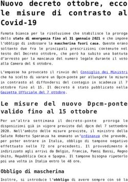 Nuovo decreto ottobre, ecco le misure di contrasto al Covid-19