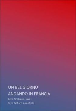 UN BEL GIORNO ANDANDO IN FRANCIA - Betti Zambruno, voce Silvia Belfiore, pianoforte
