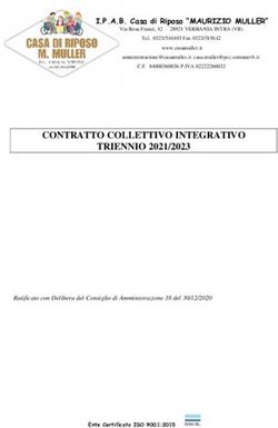 CONTRATTO COLLETTIVO INTEGRATIVO TRIENNIO 2021/2023