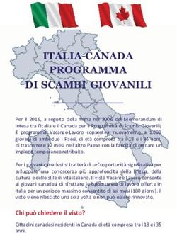 ITALIA-CANADA PROGRAMMA DI SCAMBI GIOVANILI - Ambasciata ...