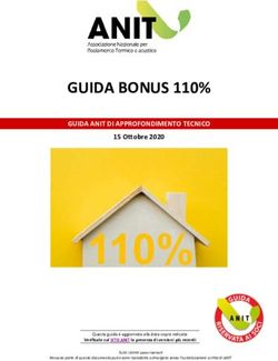 GUIDA BONUS 110% GUIDA ANIT DI APPROFONDIMENTO TECNICO - STUDIO B&B Technical Service