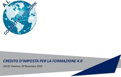 CREDITO D'IMPOSTA PER LA FORMAZIONE 4.0 - ODCEC Palermo, 20 Novembre 2019