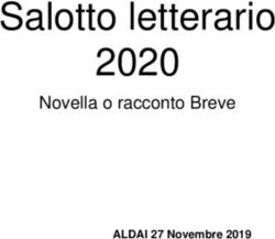 Salotto letterario 2020 - Novella o racconto Breve - ALDAI 27 Novembre 2019