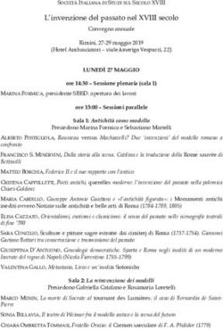 L'invenzione del passato nel XVIII secolo - Sissd