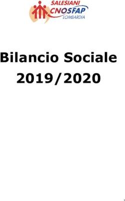 Bilancio Sociale 2019/2020 - CNOS-FAP Lombardia