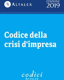 Codice della crisi d'impresa - 2019 EDIZIONE - H&S Gestioni Aziendali