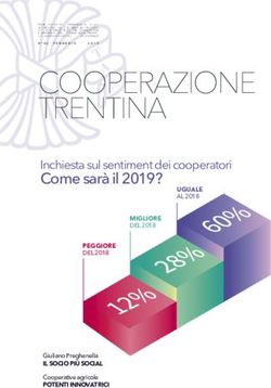COOPERAZIONE TRENTINA - Inchiesta sul sentiment dei cooperatori - Federazione Trentina ...