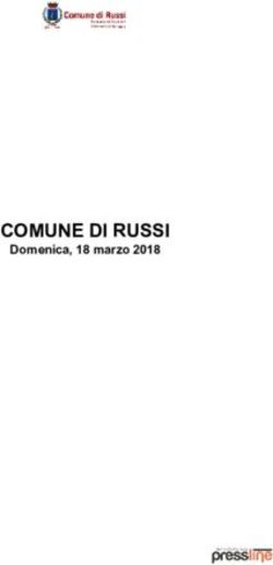 COMUNE DI RUSSI Domenica, 18 marzo 2018