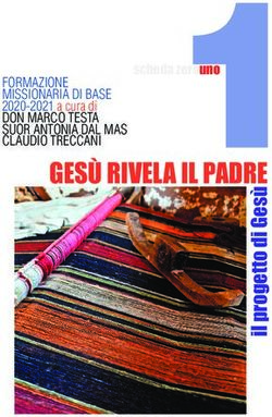 GES&Ugrave; RIVELA IL PADRE CLAUDIO TRECCANI 1scheda zerouno - FORMAZIONE MISSIONARIA DI BASE