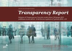 TRANSPARENCY REPORT - PWC