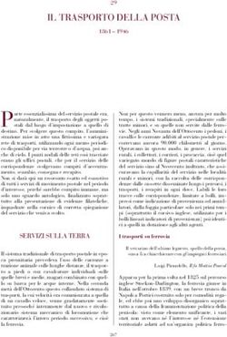 IL TRASPORTO DELLA POSTA - FSFI