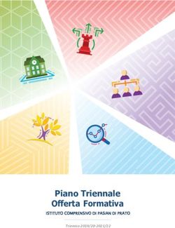 Piano Triennale Offerta Formativa - ISTITUTO COMPRENSIVO DI PASIAN DI PRATO Triennio 2019/20-2021/22 - istituto comprensivo ...