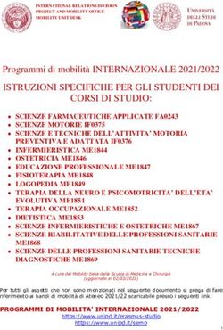ISTRUZIONI SPECIFICHE PER GLI STUDENTI DEI CORSI DI STUDIO