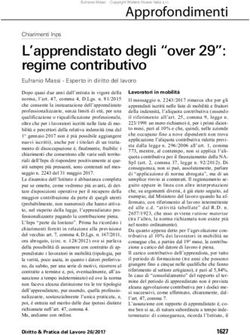L'apprendistato degli "over 29": regime contributivo