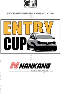 REGOLAMENTO GENERALE ENTRY CUP 2019 - Gruppo Peroni Race