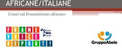 AFRICANE/ITALIANE Cenni sul Femminismo africano - Gruppo Abele