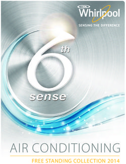 AIR CONDITIONING FREE STANDING COLLECTION 2014