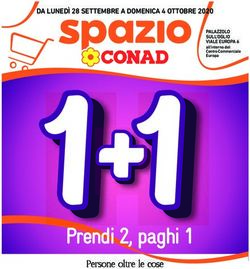 Prendi 2, paghi 1 - DA LUNED&Igrave; 28 SETTEMBRE A DOMENICA 4 OTTOBRE 2020 PALAZZOLO SULL'OGLIO VIALE EUROPA 6