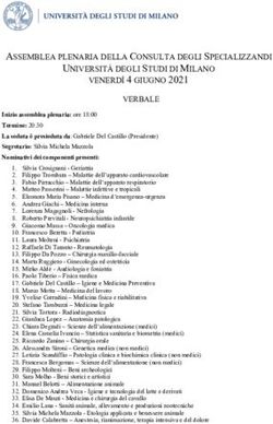 VENERD&Igrave; 4 GIUGNO 2021 - ASSEMBLEA PLENARIA DELLA CONSULTA DEGLI SPECIALIZZANDI UNIVERSIT&Agrave; DEGLI STUDI DI MILANO