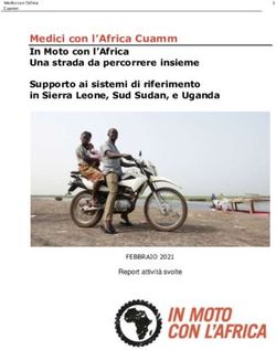 Medici con l'Africa Cuamm In Moto con l'Africa Una strada da percorrere insieme Supporto ai sistemi di riferimento in Sierra Leone, Sud Sudan, e ...