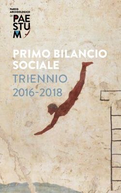 PRIMO BILANCIO SOCIALE TRIENNIO 2016-2018 - Parco ...