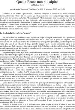 Quella Bruna non pi&ugrave; alpina