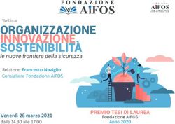 RELATORE: FRANCESCO NAVIGLIO CONSIGLIERE FONDAZIONE AIFOS - VENERDÌ 26 MARZO 2021