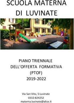 SCUOLA MATERNA DI LUVINATE - PIANO TRIENNALE DELL'OFFERTA FORMATIVA (PTOF) 2019-2022 - Scuola ...