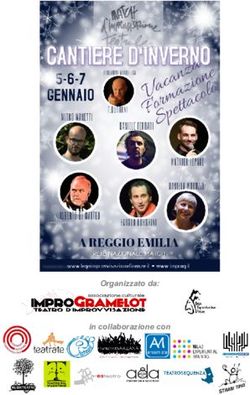 Organizzato da: in collaborazione con - Lega Improvvisazione Firenze