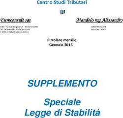SUPPLEMENTO Speciale Legge di Stabilità - Centro Studi Tributari - Euroconsult
