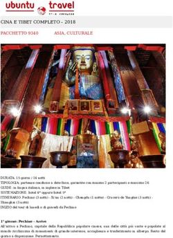 CINA E TIBET COMPLETO - 2018 PACCHETTO 9340 - Ubuntu Travel