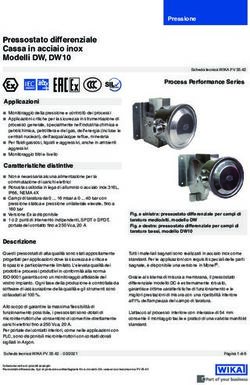 Pressostato differenziale Cassa in acciaio inox Modelli DW, DW10