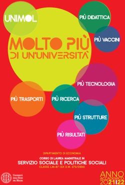 PI&Ugrave; DIDATTICA PI&Ugrave; VACCINI - Unimol - Economia