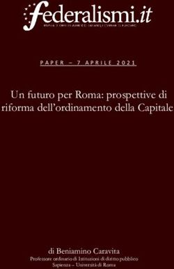 Un futuro per Roma: prospettive di riforma dell'ordinamento della Capitale - di Beniamino Caravita