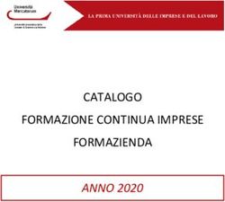 CATALOGO FORMAZIONE CONTINUA IMPRESE FORMAZIENDA - ANNO 2020 - Universitas Mercatorum