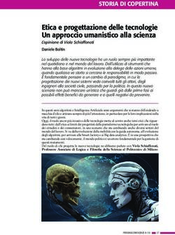 Etica e progettazione delle tecnologie Un approccio umanistico alla scienza - AICA