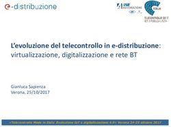 L'evoluzione del telecontrollo in e-distribuzione: virtualizzazione, digitalizzazione e rete BT - Gianluca Sapienza Verona, 25/10/2017 - Forum ...
