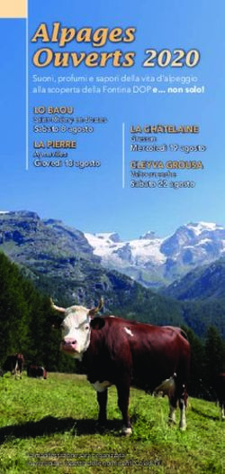 Alpages Ouverts 2020 - GAL | Valle d'Aosta