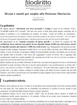 Divani e smalti per unghie alla Pensione Mariuccia - Filodiritto